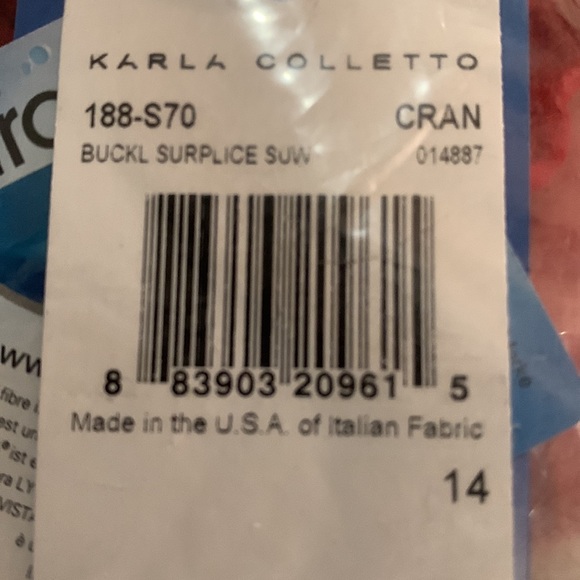 Karla Colletto Buckle Surplice Slimming Underwire One Piece - Picture 4 of 4